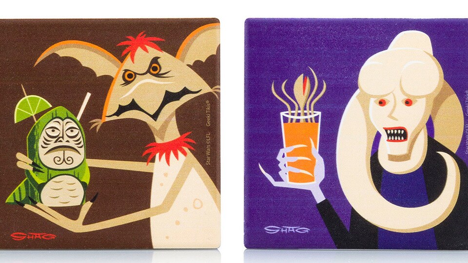 Jabba’s Palace SHAG x Geeki Tikis® Coasters 4-pack ($50)
