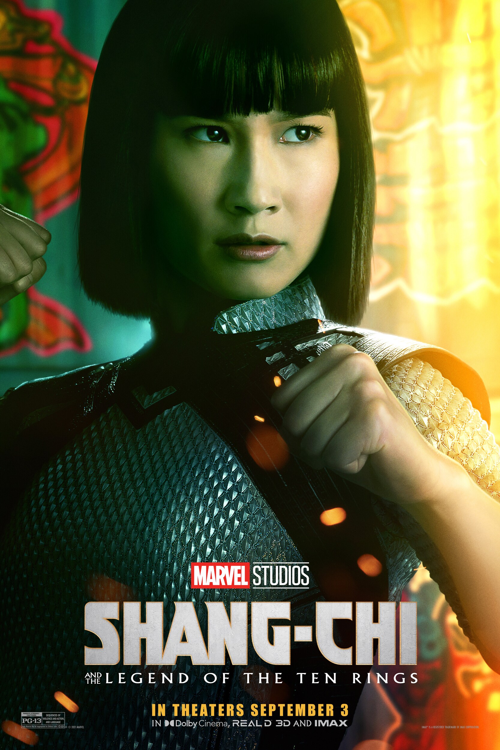 Meng'er Zhang plays Xialing in Marvel Studios' Shang-Chi and The Legend of The Ten Rings