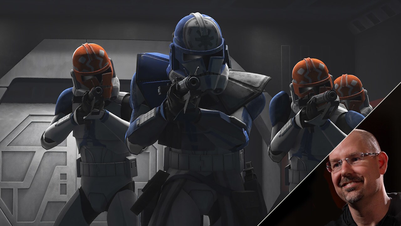 "In that moment, clone troopers become stormtroopers. And that's what Dave always wanted to try a...