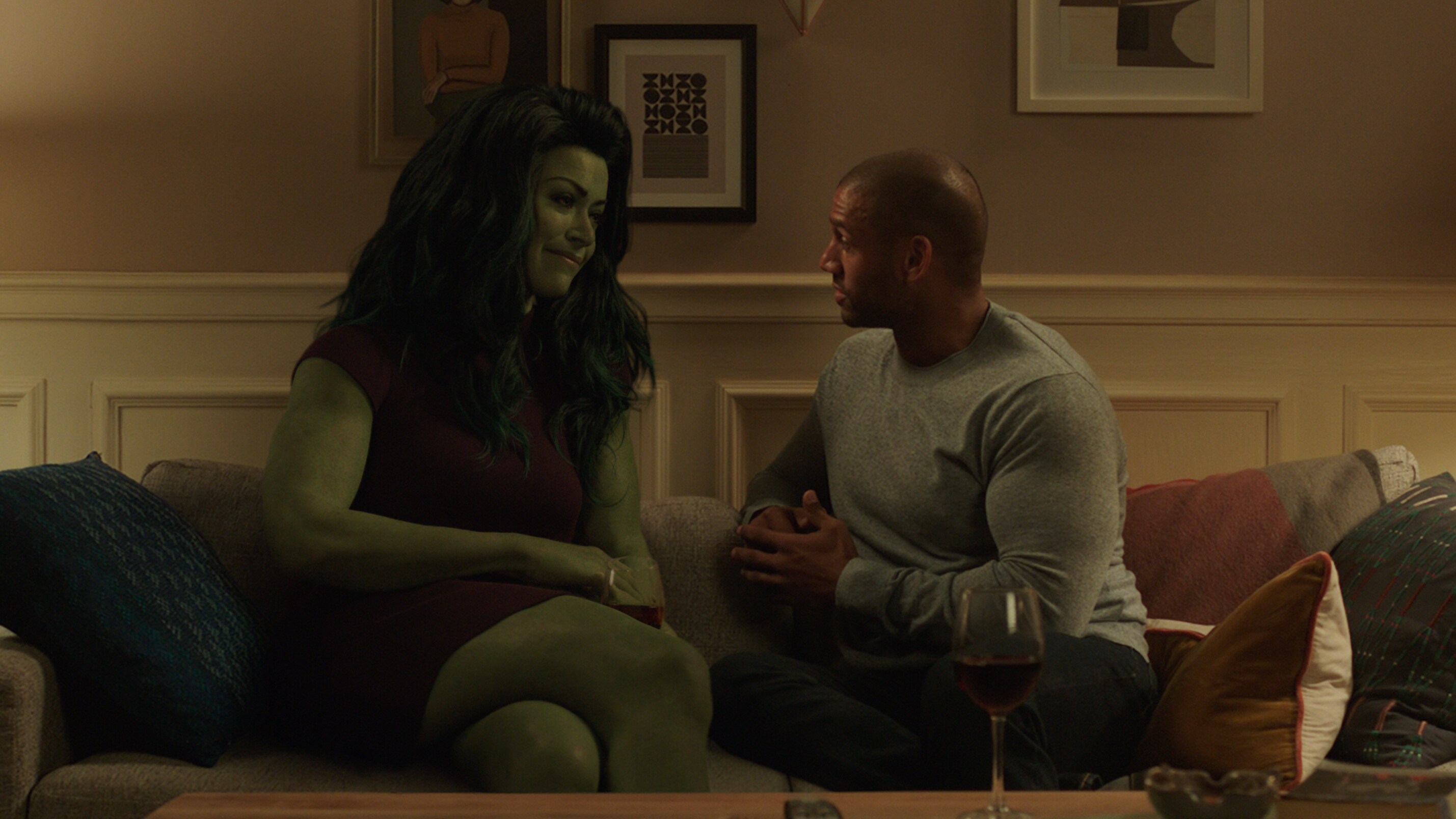 She-Hulk on a date.