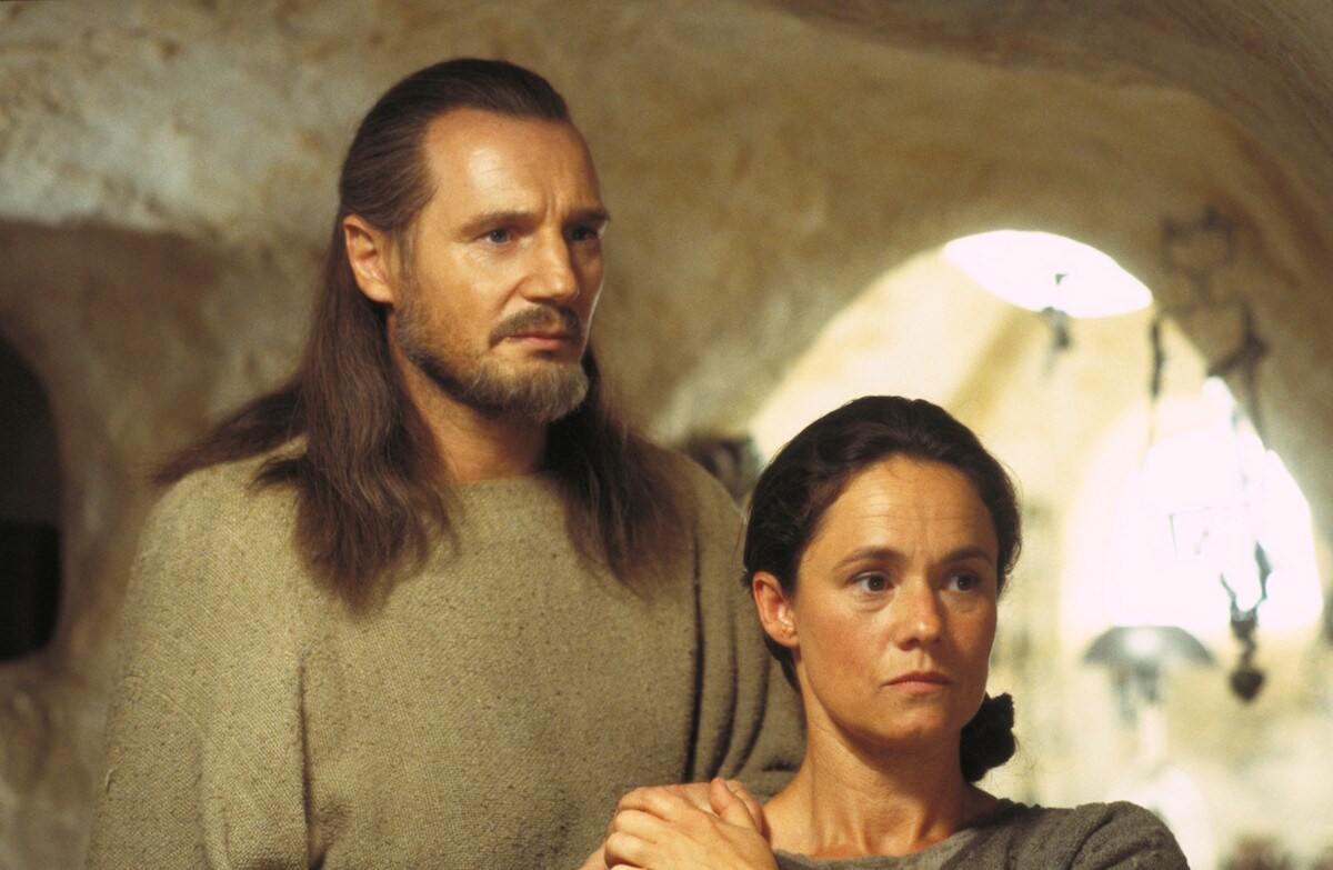 Qui-Gon Jinn and Shmi Skywalker 