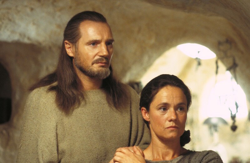 Qui-Gon Jinn and Shmi Skywalker