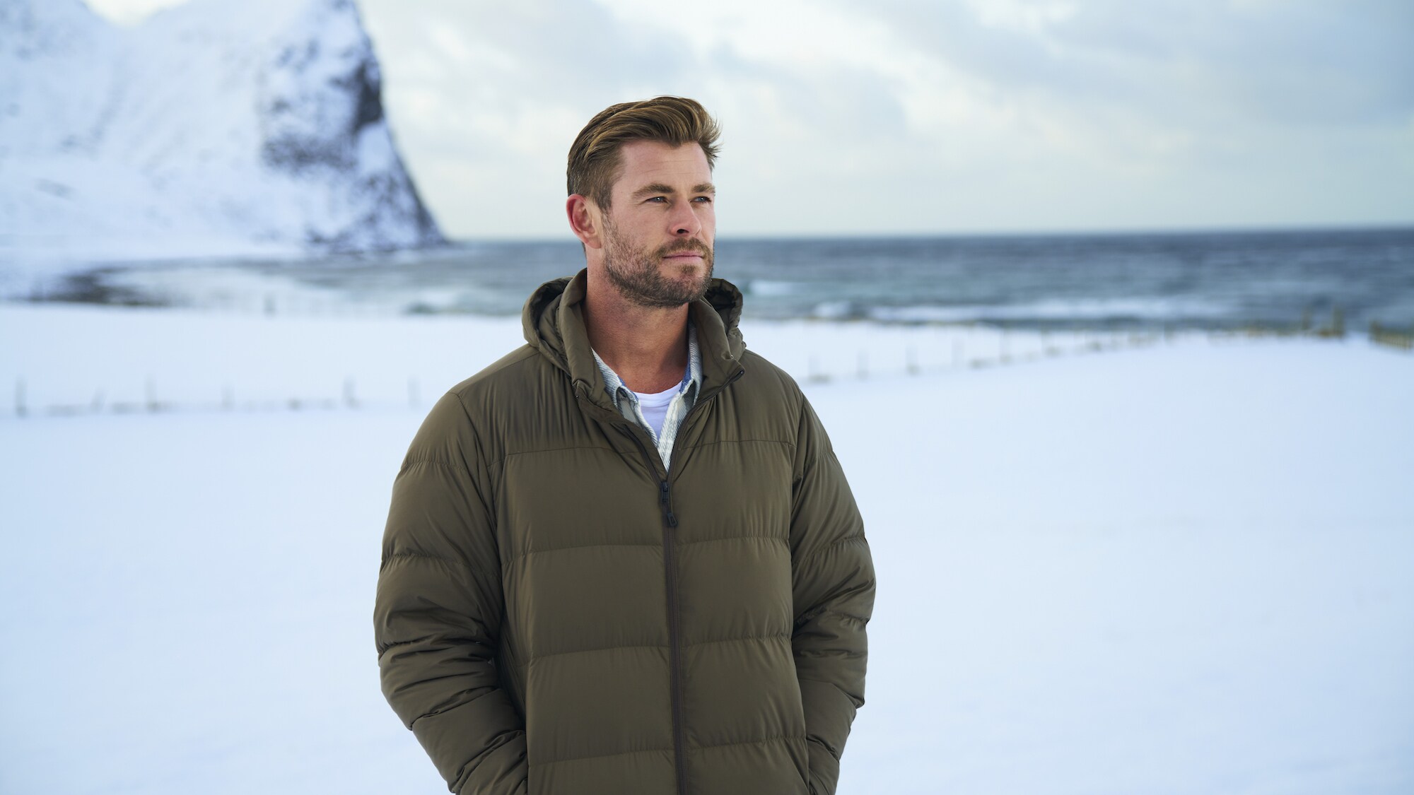 Chris Hemsworth as seen on LIMITLESS. (National Geographic for Disney+/Craig Parry)