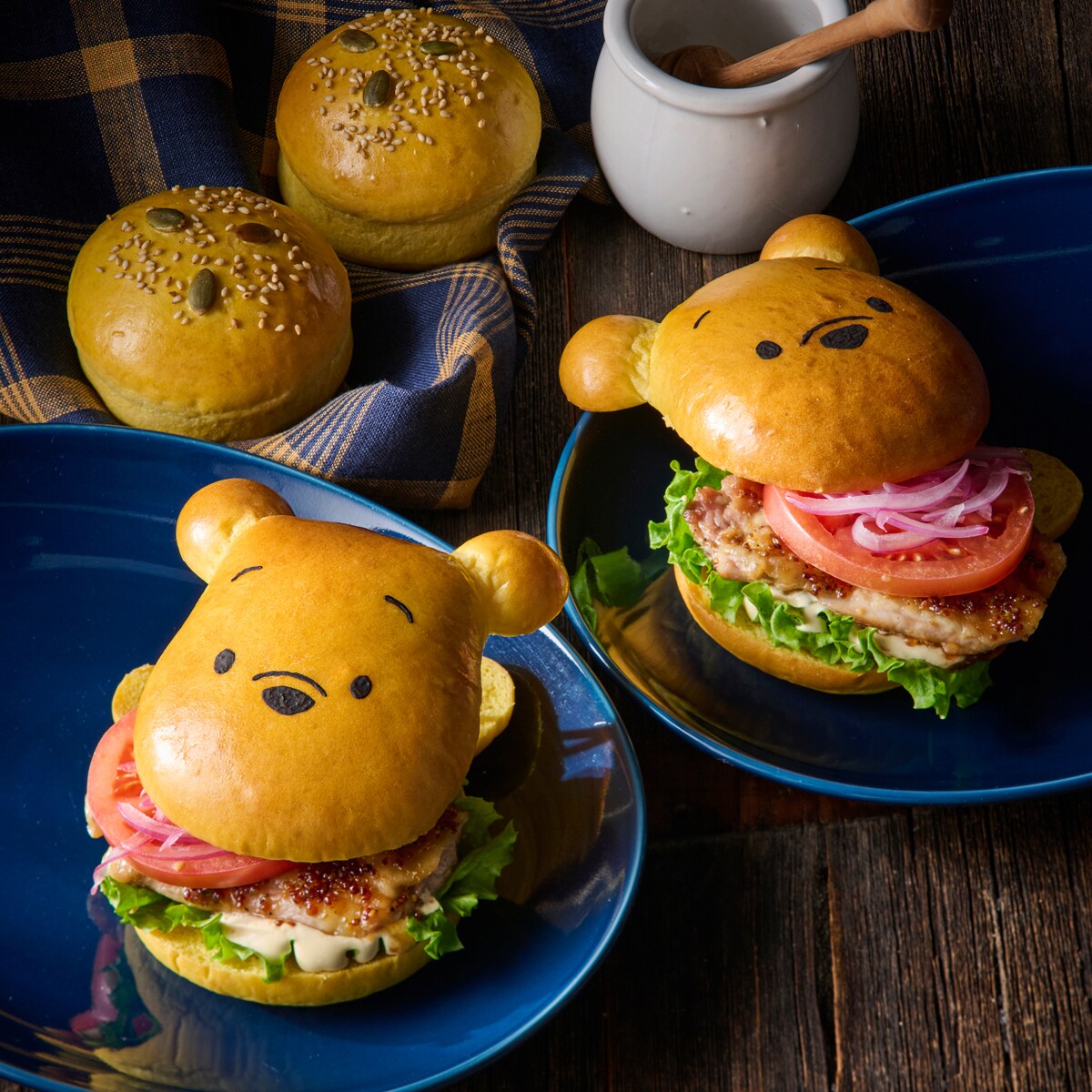 チップ＆デール、ミッキー、プーさんをモチーフにした3つのバーガーが作れる！ABCクッキングスタジオの期間限定ブレッド3回クラスをご紹介♪