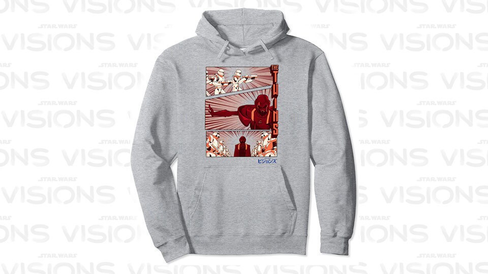 Star Wars Visions Showdown Panel Poster Pullover Hoodie