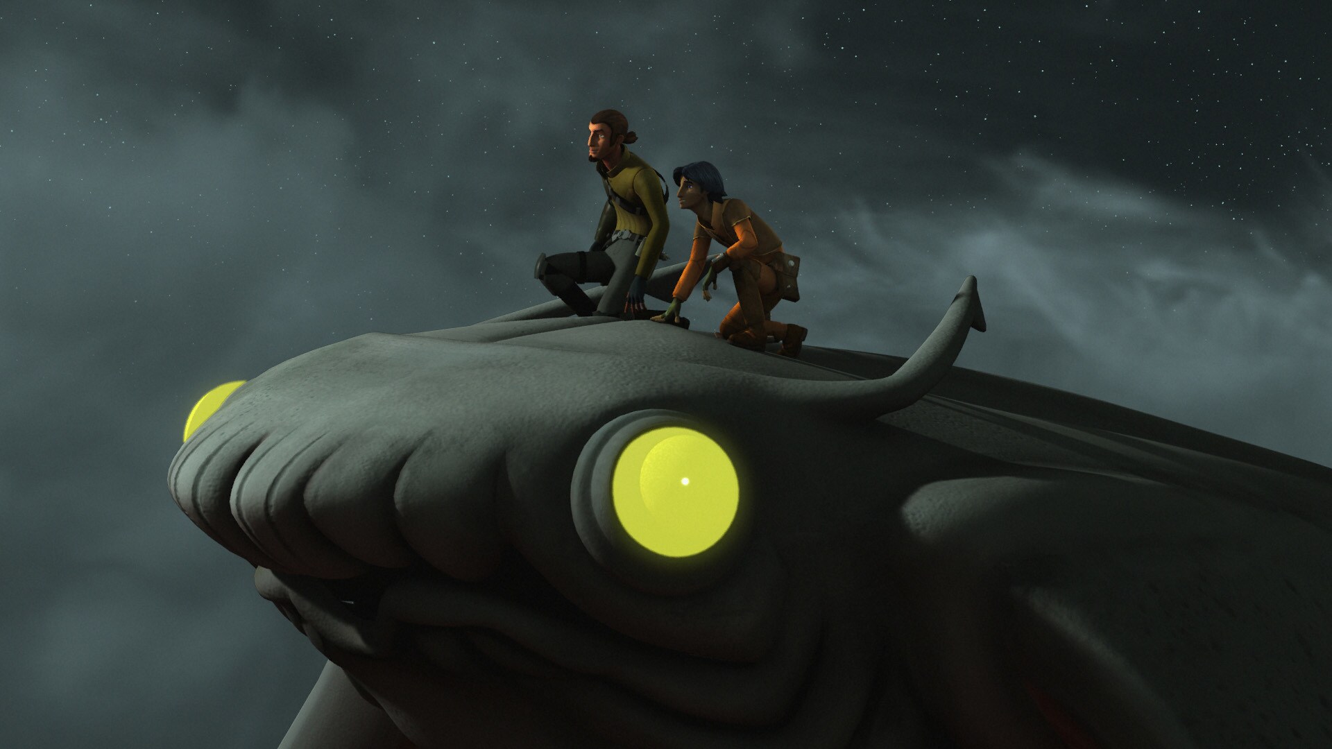 Thanks to his connection to animals, a tibidee rises to save them. "This was you?" Kanan asks, si...