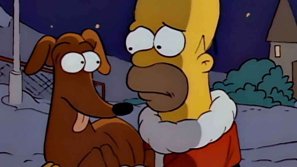 Como se chama o cachorro de Os Simpsons?