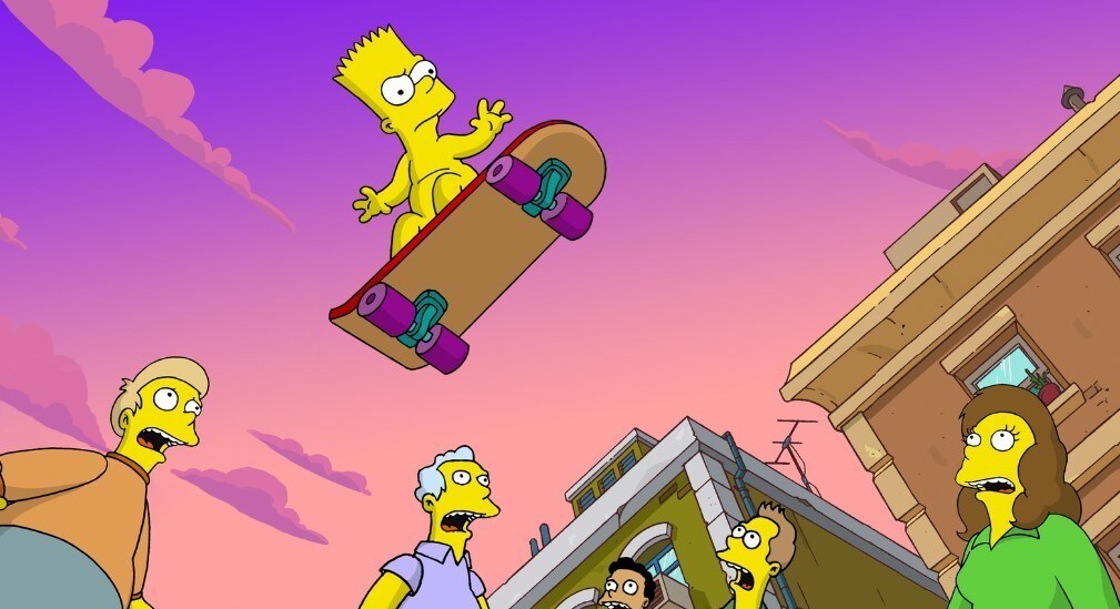 Bart pelado em Os Simpsons - O Filme
