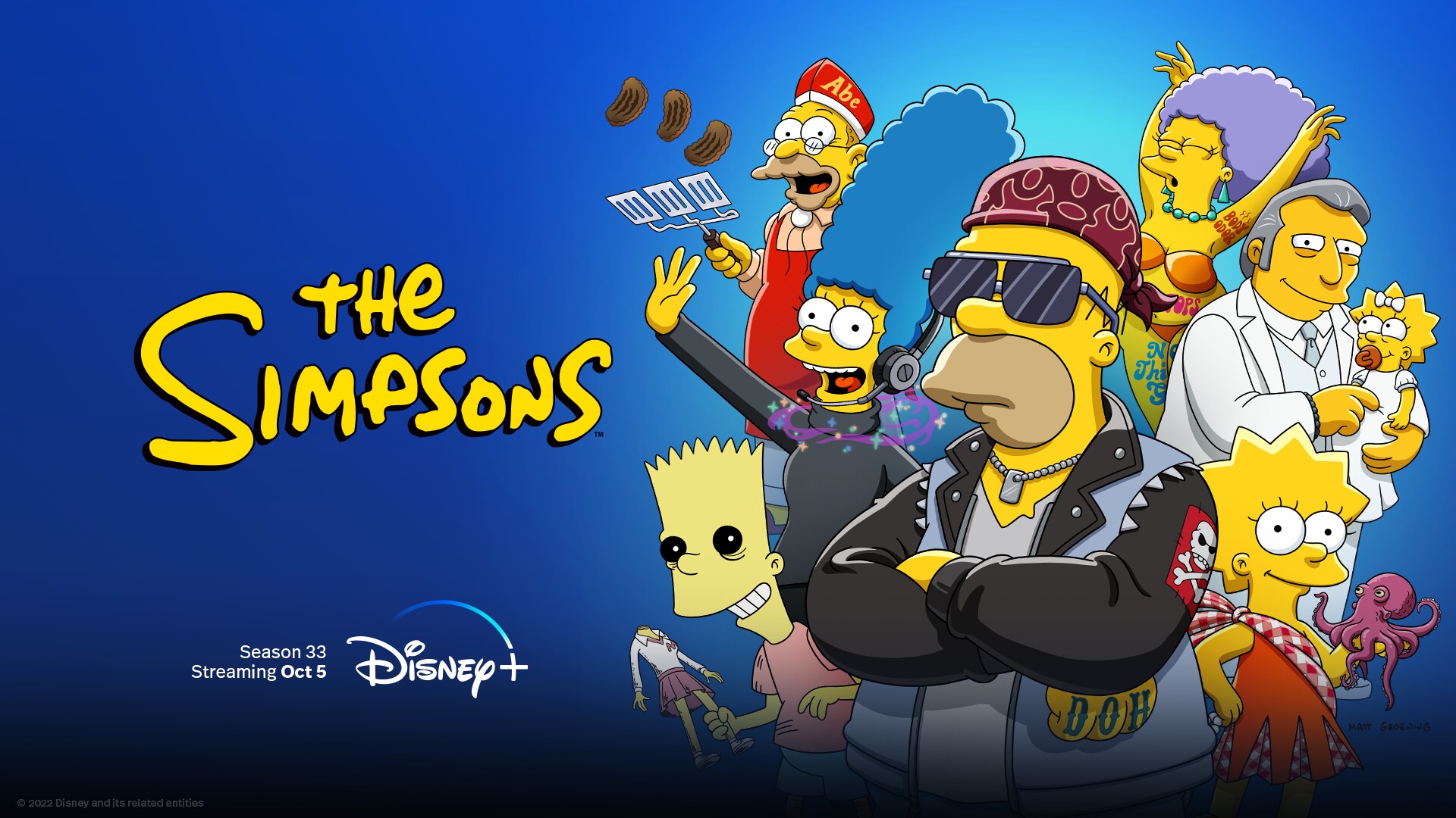 We Ll Be At Moe S The Simpsons Season 33 Streams October 5 On Disney Dmed Media