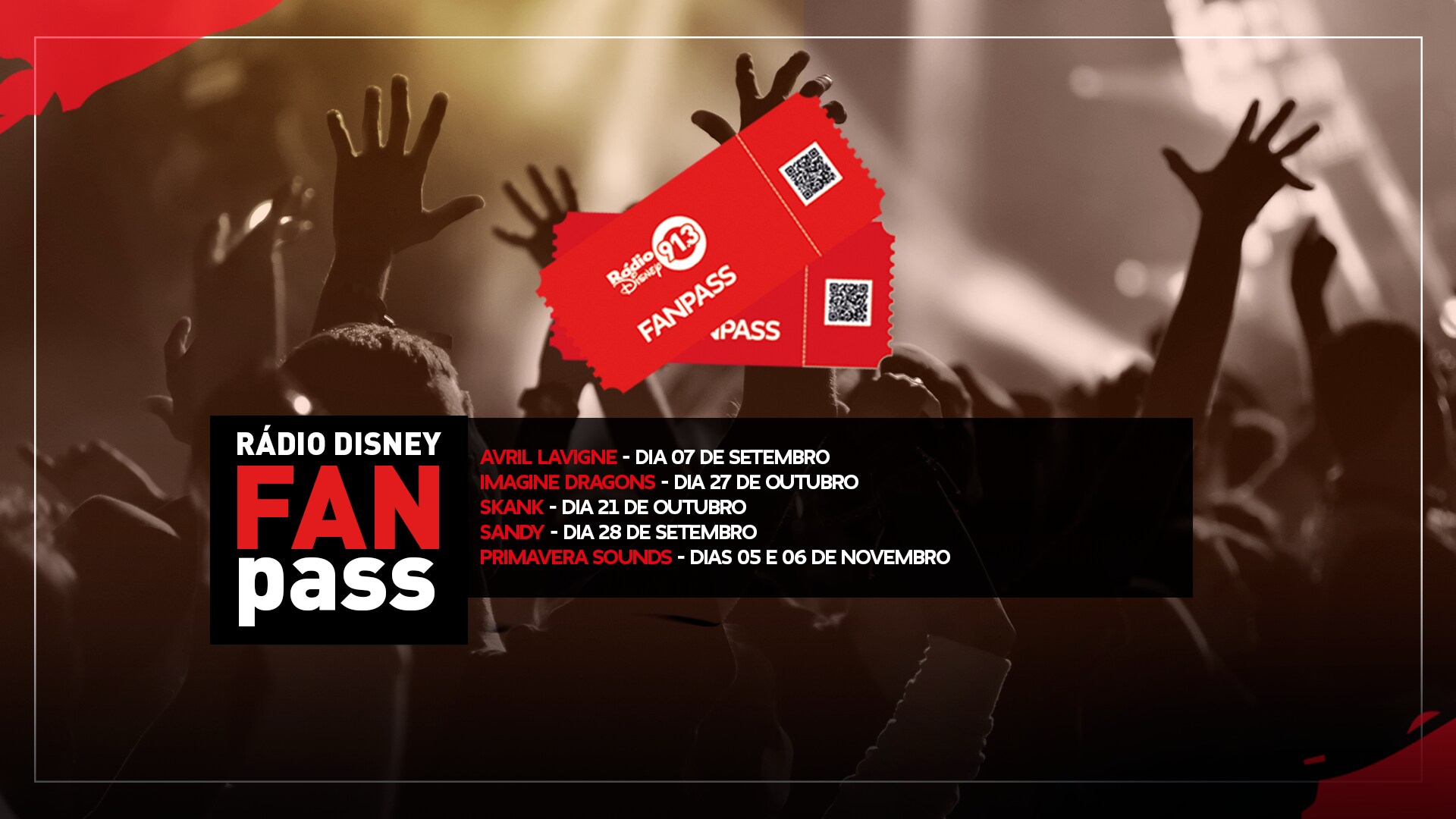 RÁDIO DISNEY FAN PASS