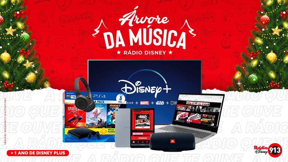 ÁRVORE DA MÚSICA RÁDIO DISNEY | Rádio Disney Brasil