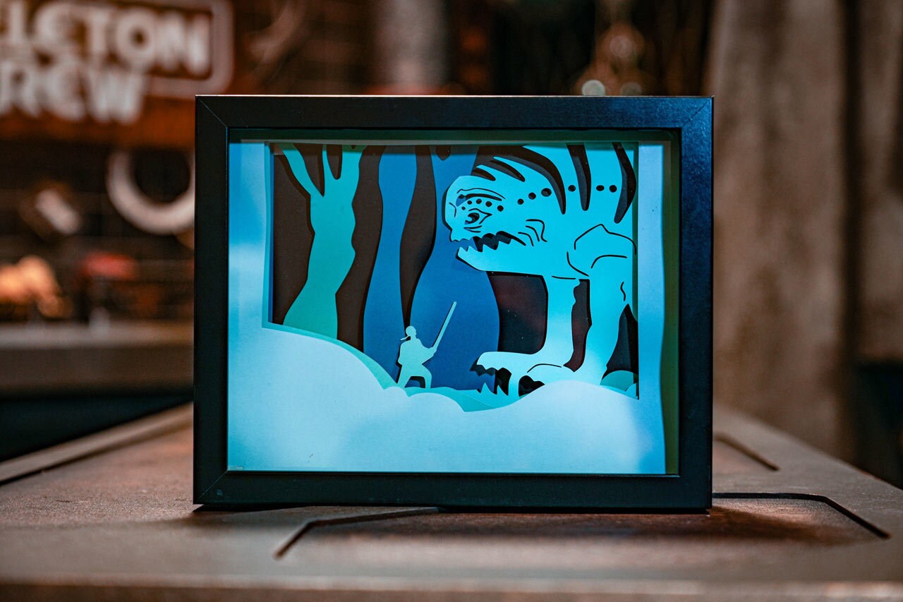 A Skeleton Crew-inspired lightbox.