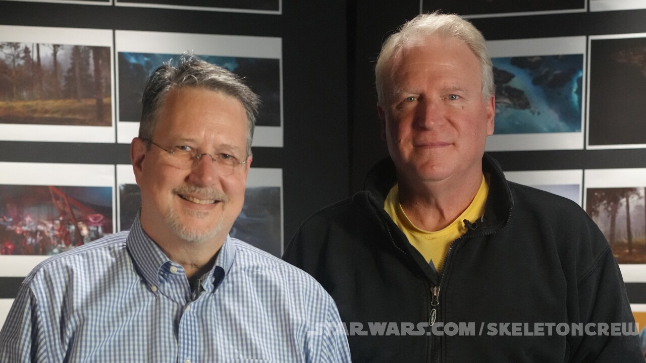 Visual effects supervisor John Knoll and model supervisor John Goodson