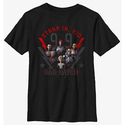 Star Wars: The Bad Batch “Strap In, Kid” Youth T-Shirt