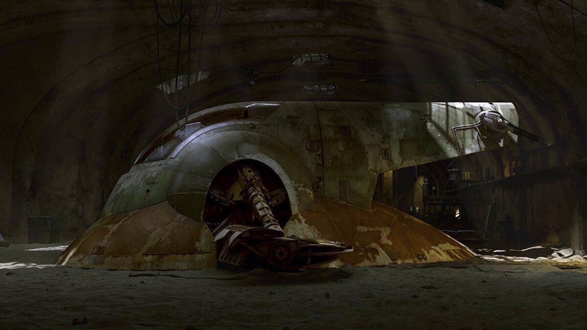 Boba Fett's starship