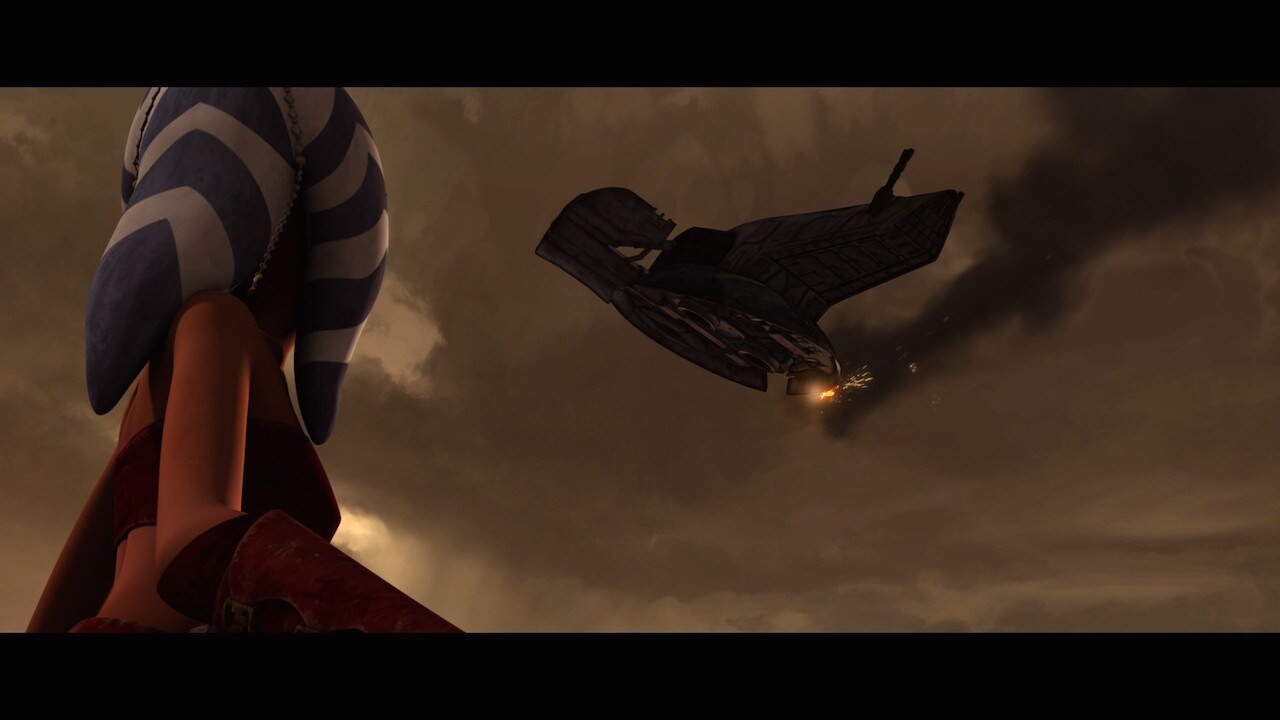After Plo Koon and Ahsoka Tano caught up with the hunters, Aurra deserted Boba, fleeing in his sh...