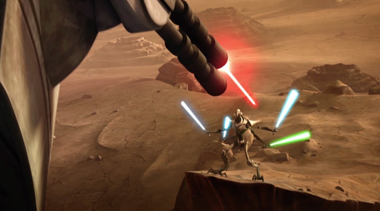 The ship arrived just in time to save Ahsoka and the other younglings from Grievous. Hondo then p...