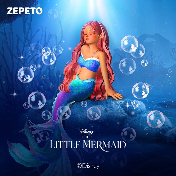 ZEPETO（ゼペット）にディズニー映画最新作『リトル・マーメイド』の
