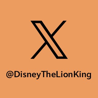 X logo - @DisneyTheLionKing