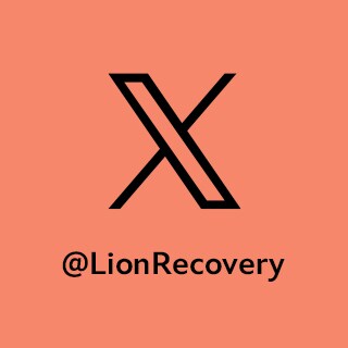 X logo - @LionRecovery