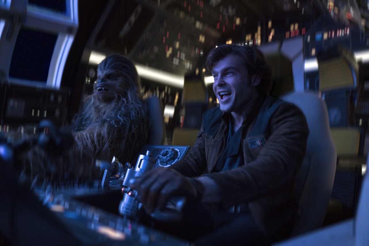 A scence form Solo: A Star Wars Story