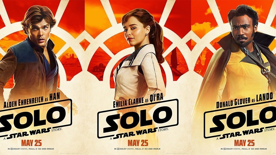 These New Posters for Solo: A Star Wars Story Will Have You Counting Down the Days to the Film
