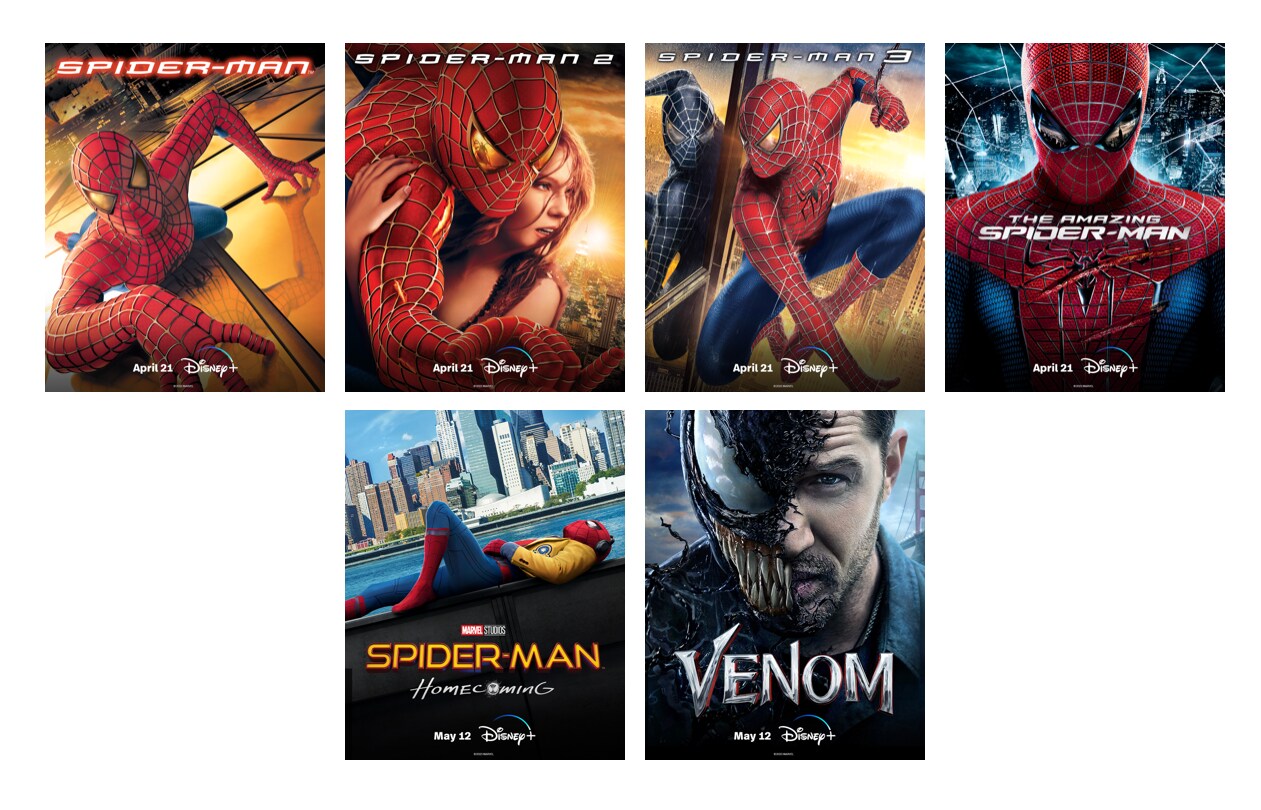 Spider-Man™ And Venom To Arrive On Disney+ In The U.S.