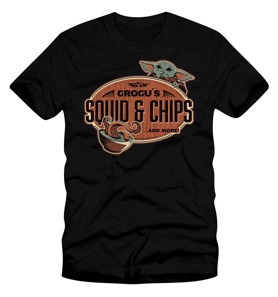 Grogu's Squid and Chips T-shirt