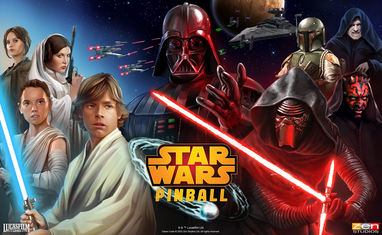 Star Wars Pinball key art