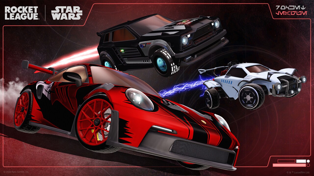 Rocket League Star Wars cars