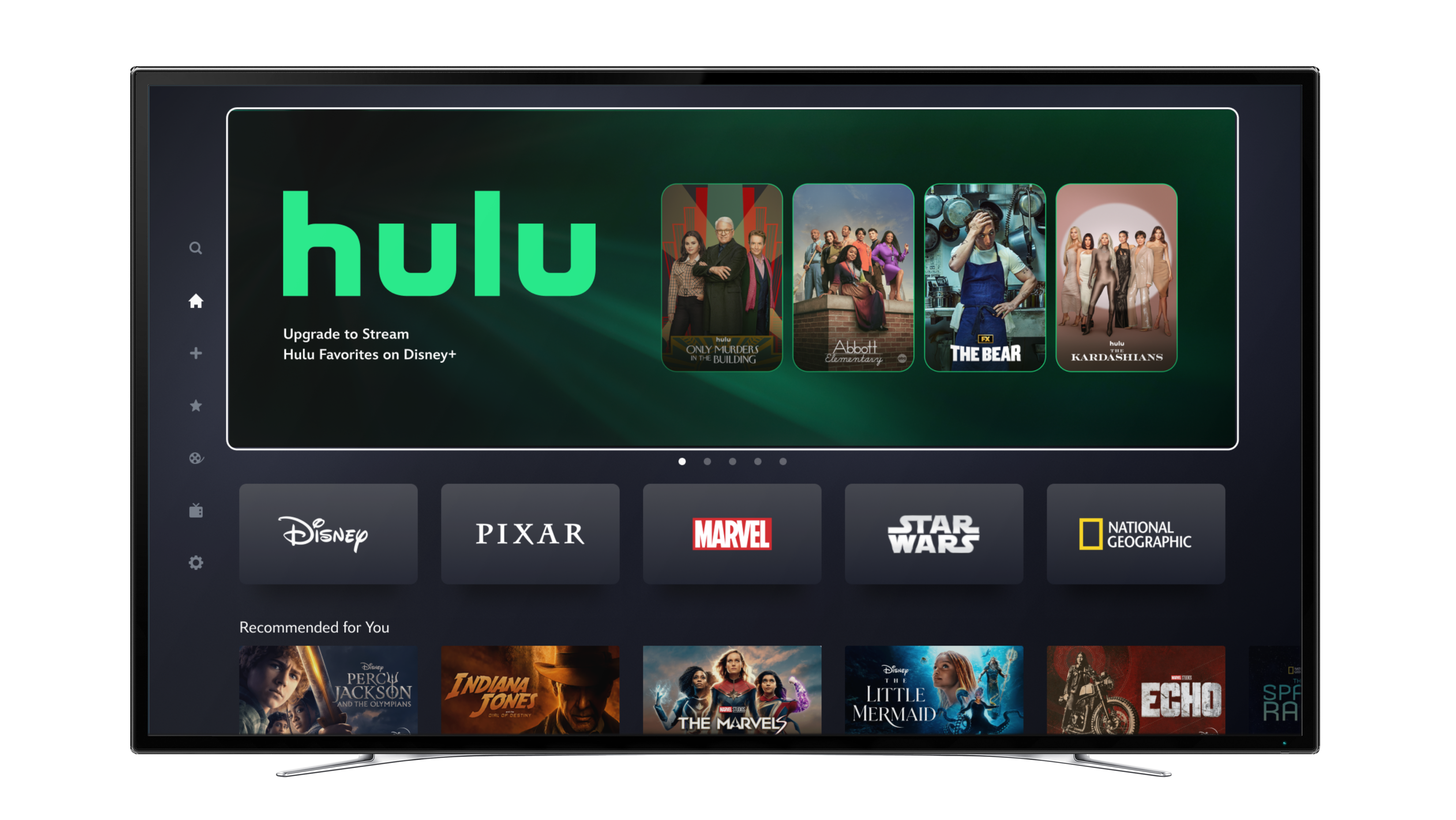 Hulu on Disney + - Standalone Subscriber - Homepage