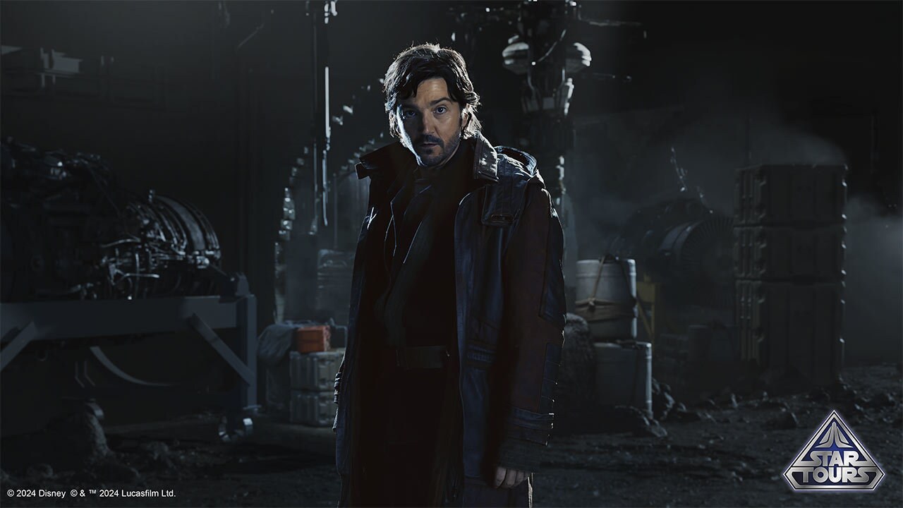 Cassian Andor in Star Tours
