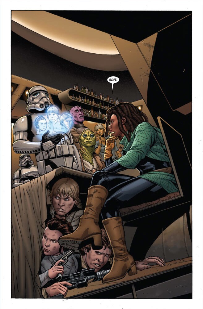 An excerpt from Star Wars #56