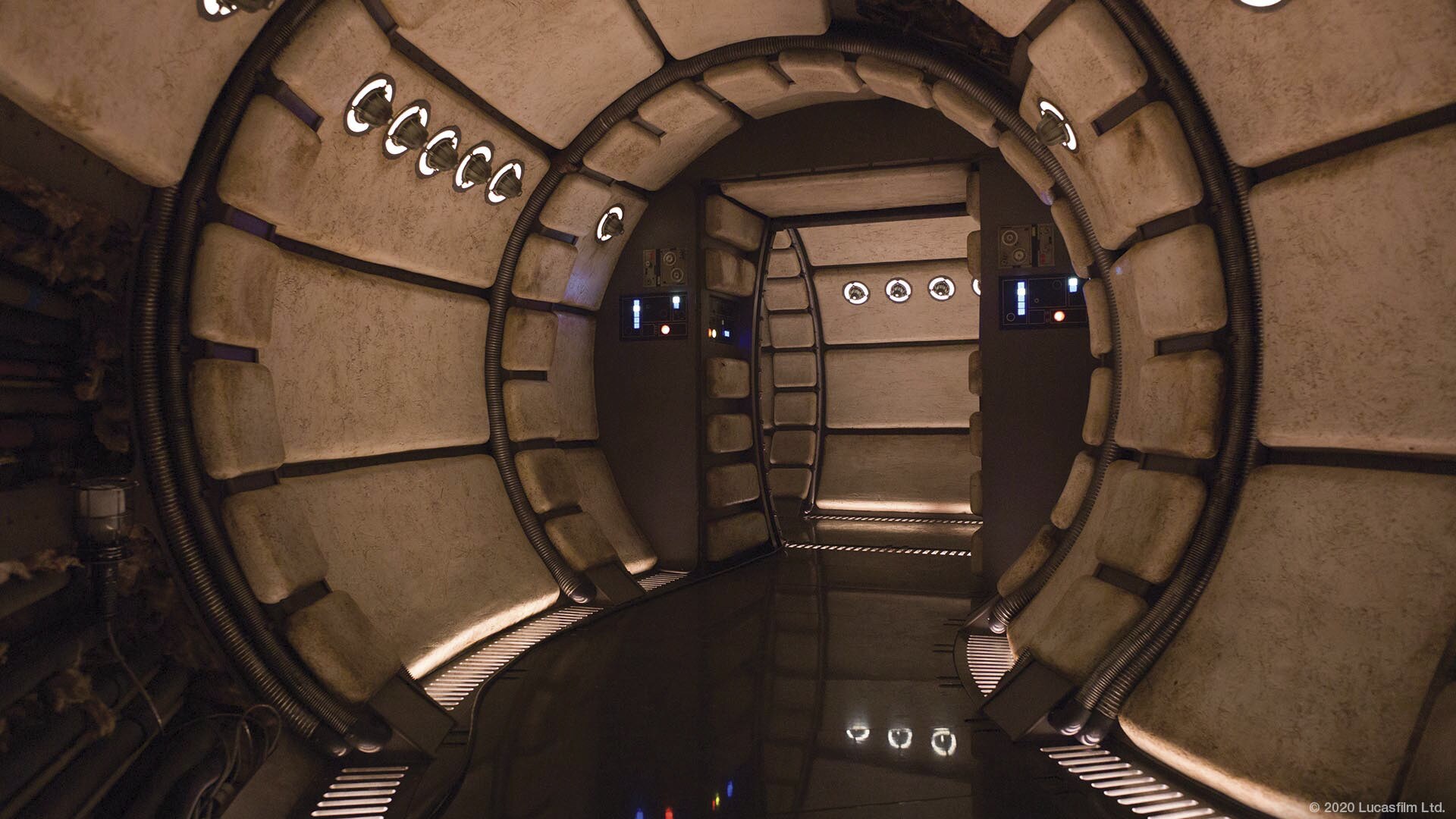 Star Wars virtual background: The Millennium Falcon