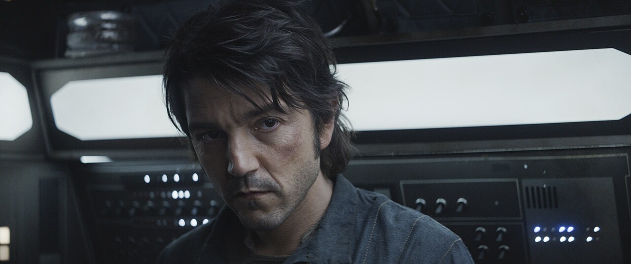 Cassian Andor on Luthen's ship