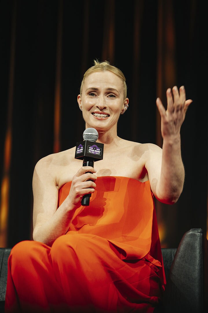 Genevieve O’Reilly at the Andor panel at Star Wars Celebration Japan 2025.