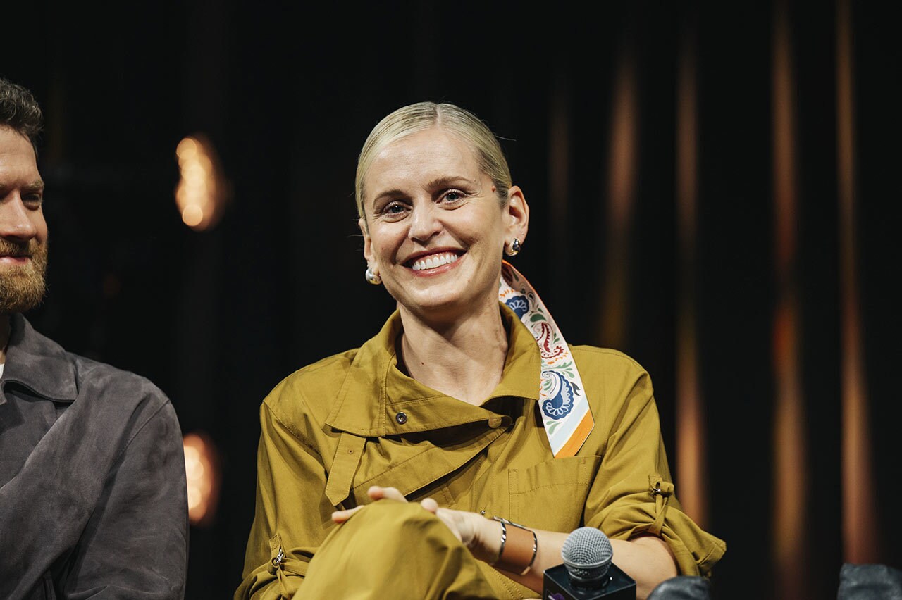 Denise Gough at the Andor panel at Star Wars Celebration Japan 2025.