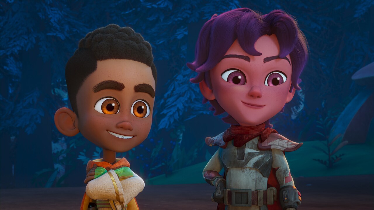 Kai and Cyrus Star Wars: Young Jedi Adventures.