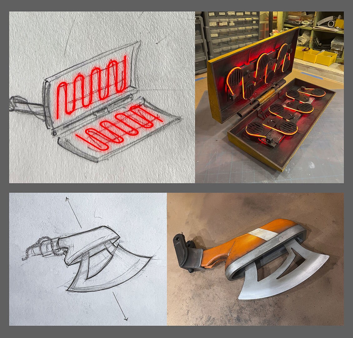 Concept art and photos of COO-K1.