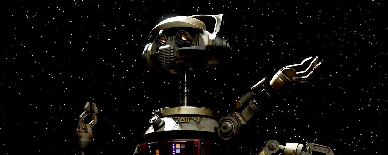 Gil in the Star Wars Celebration photo booth.