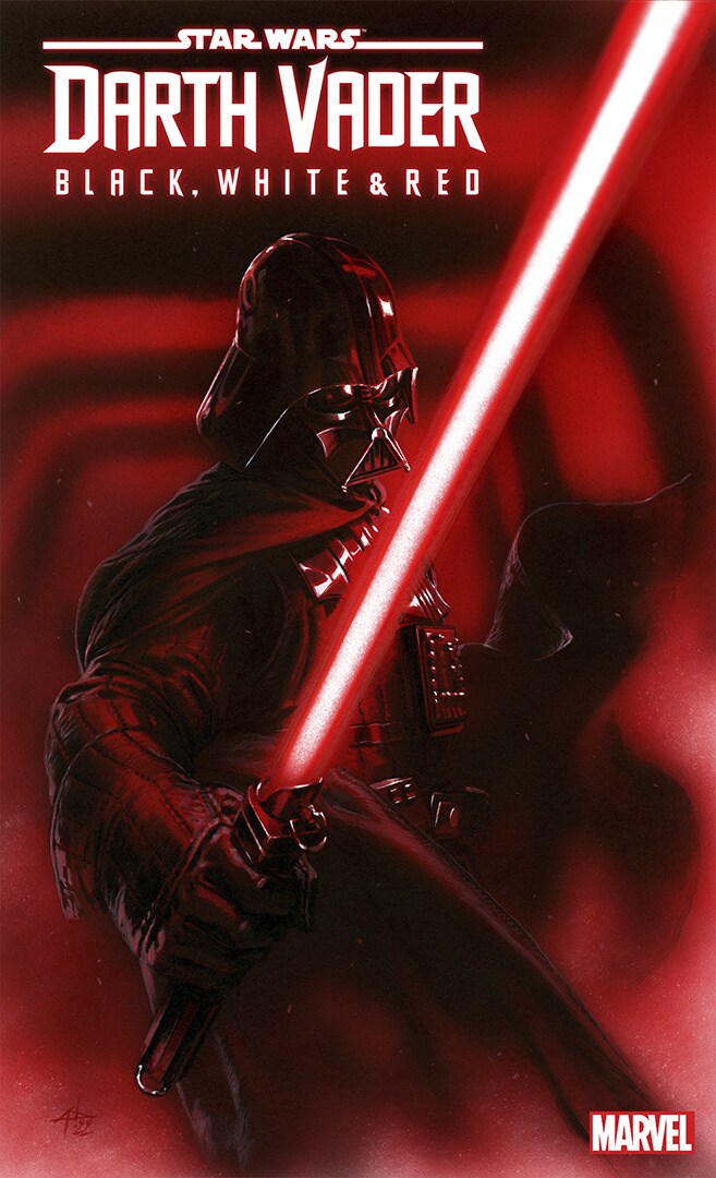 Marvel’s Star Wars: Darth Vader – Black, White & Red cover by Gabriele Dell’Otto