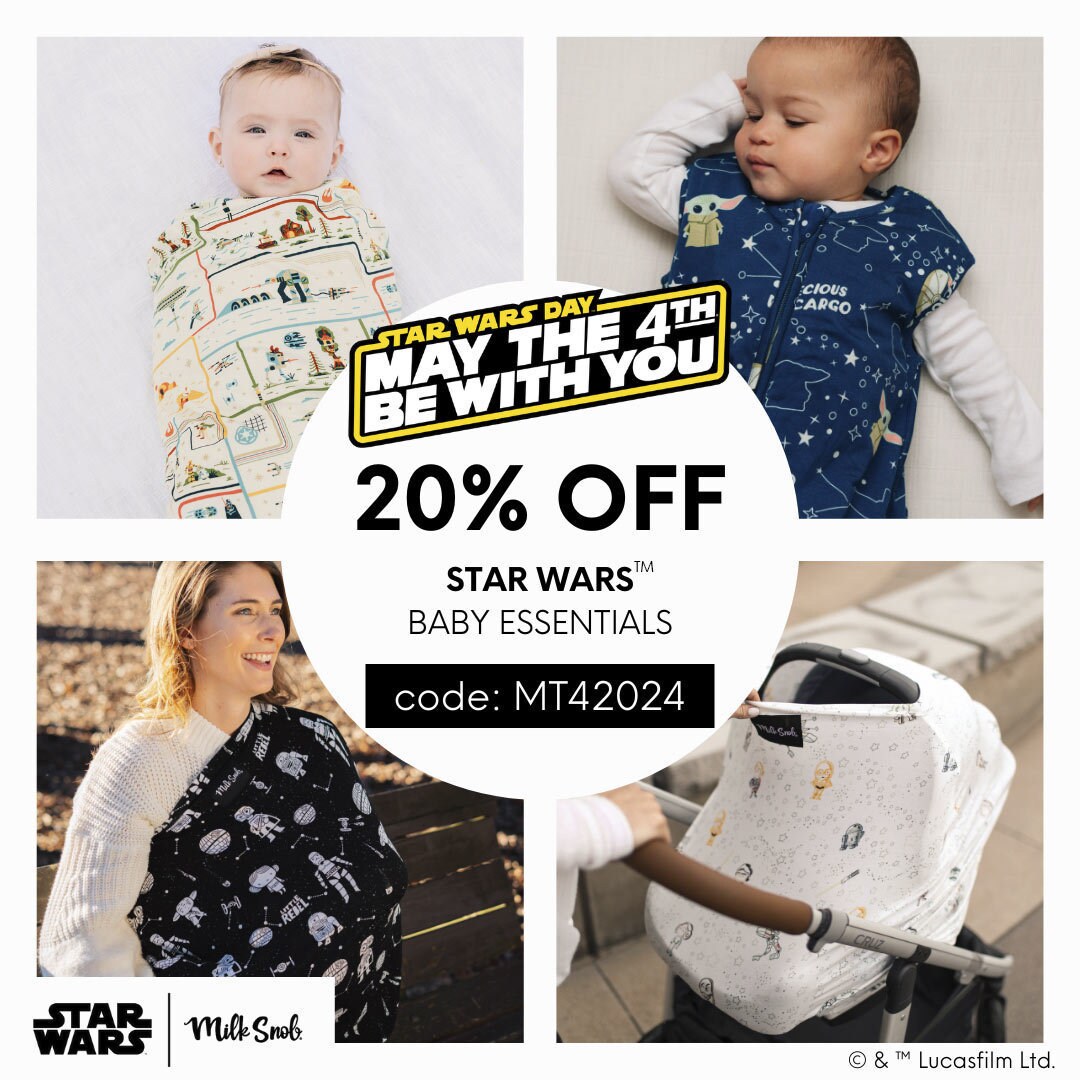 Star Wars baby essentials from Milk Snob