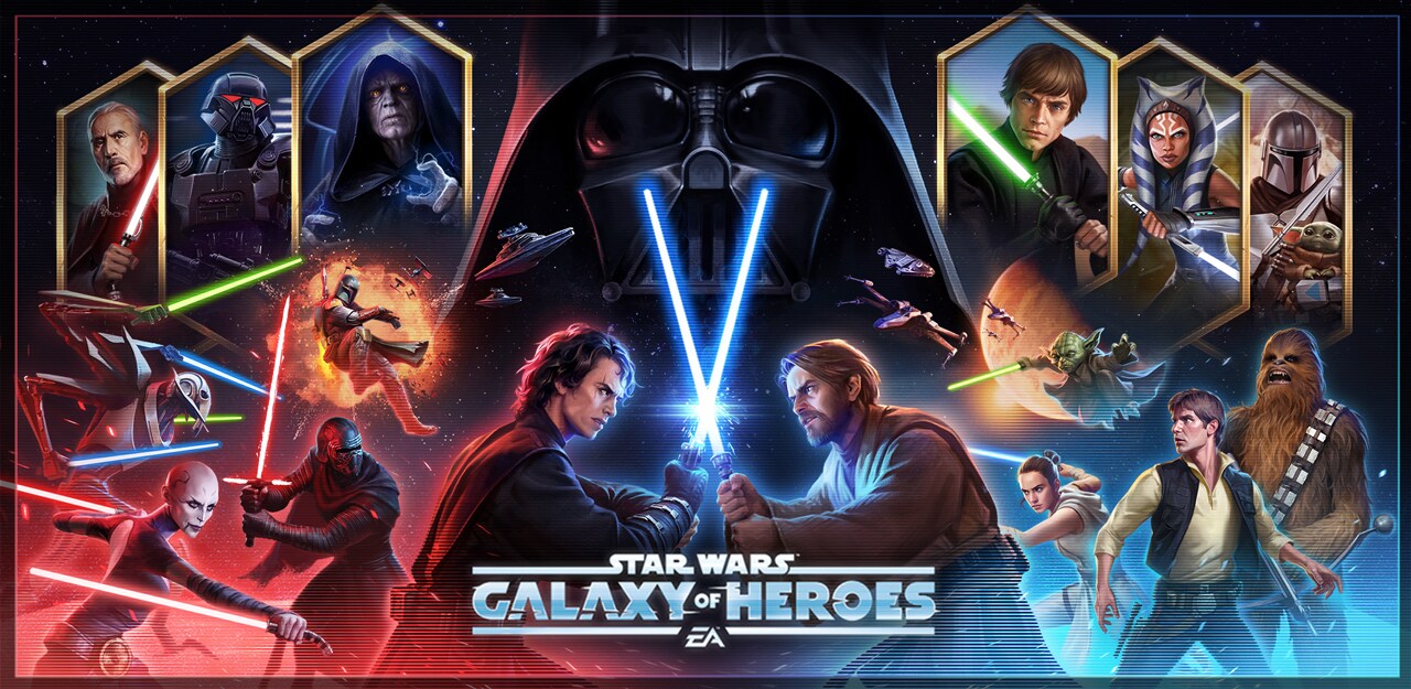 Star Wars Galaxy of Heroes key art