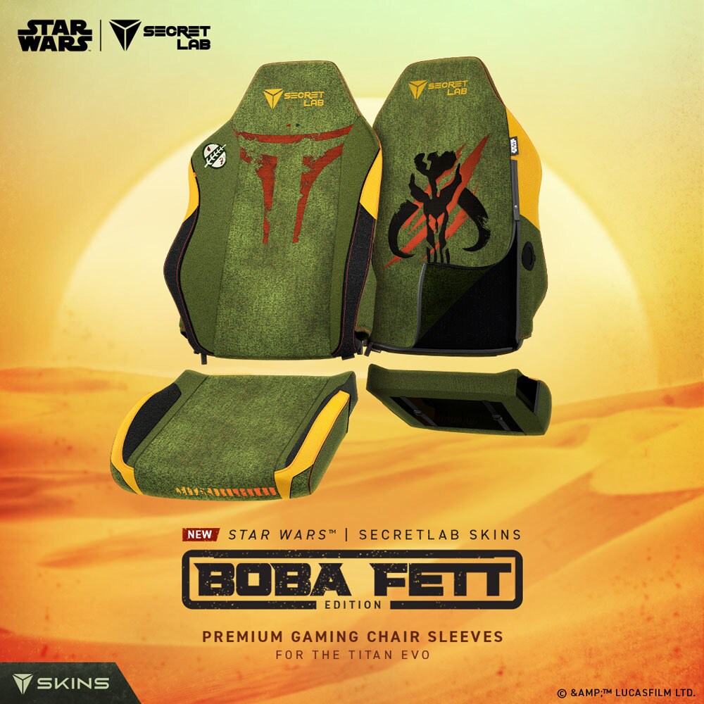 Star Wars Boba Fett Edition of Secretlab SKINS