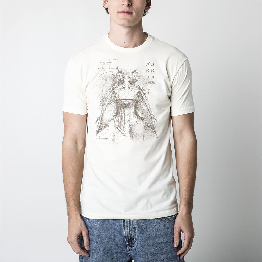 Jar Jar Binks Sketch T-shirt by Heroes & Villains