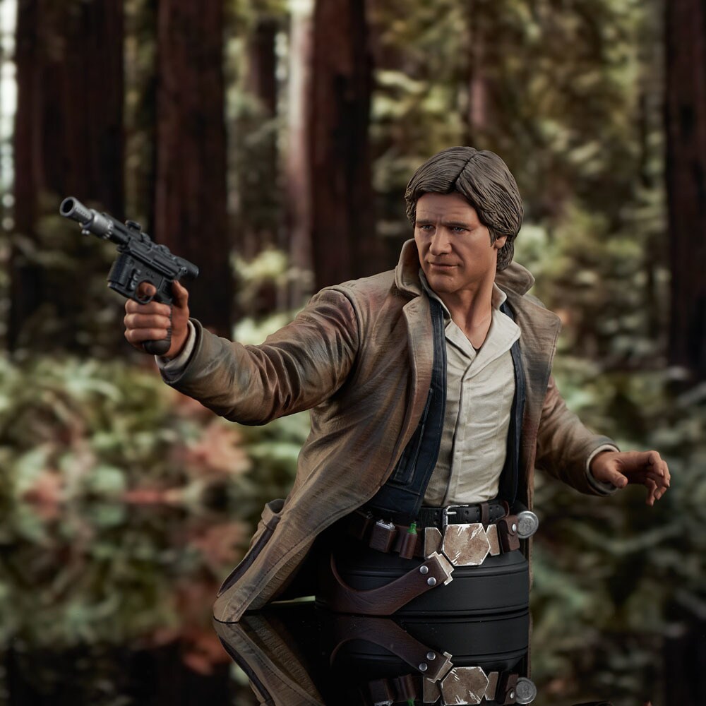 Diamond Select Star Wars Return of the Jedi Han Solo (Endor) 1/6 Scale Mini-Bust