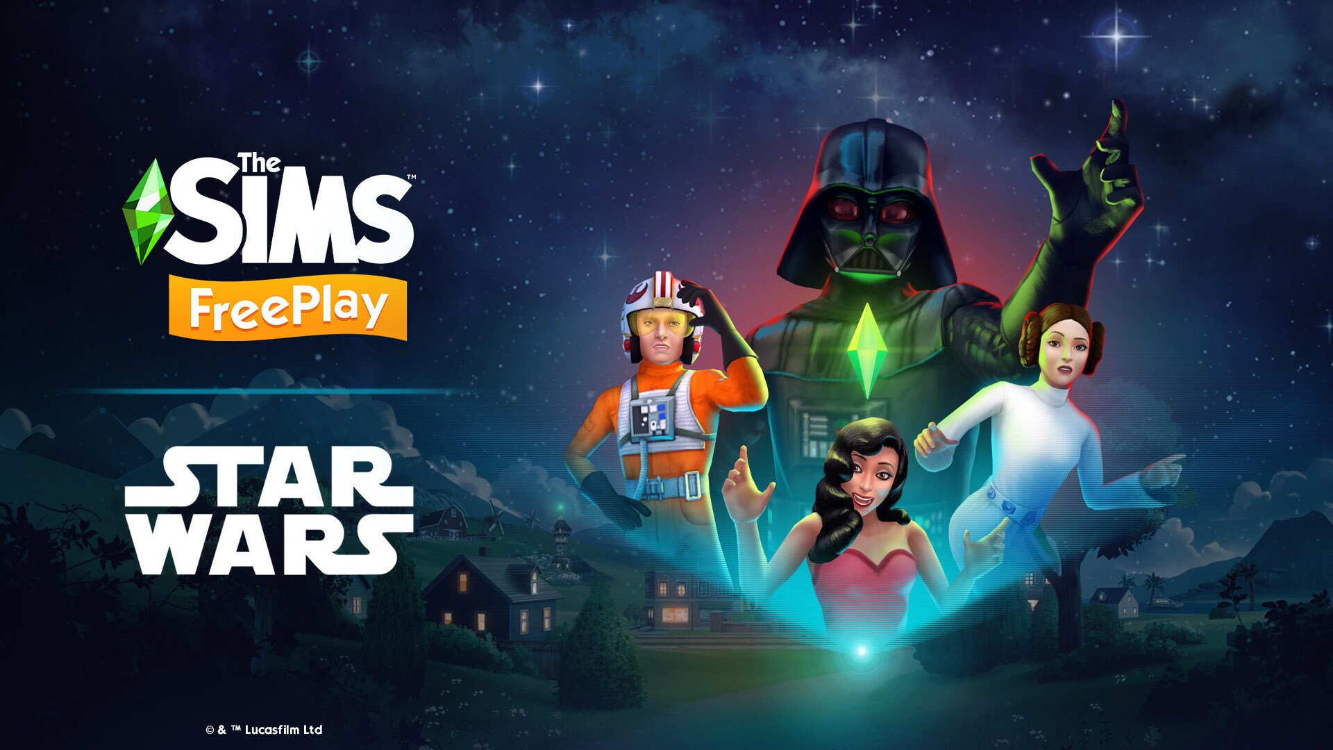 The Sims FreePlay key art