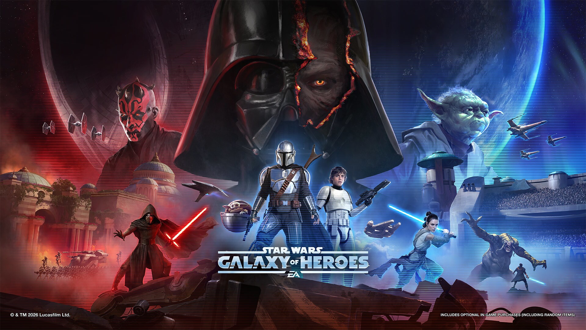 Star Wars: Galaxy of Heroes key art