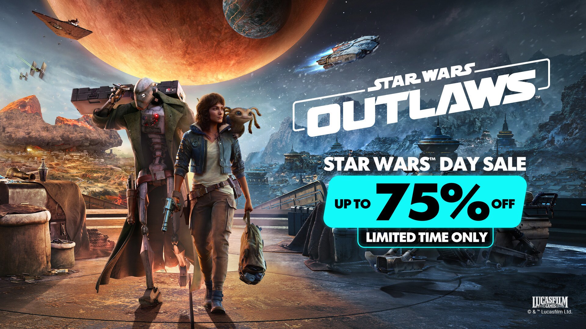 Star Wars Outlaws key art