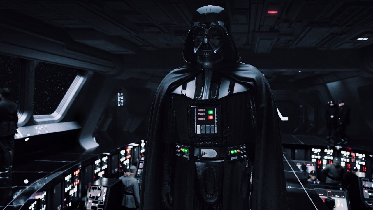 Vader in Death Star Control Room